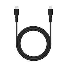 RockRose Alpha CC1 1M USB C to USB C Fast Charge & Sync Cable - Black