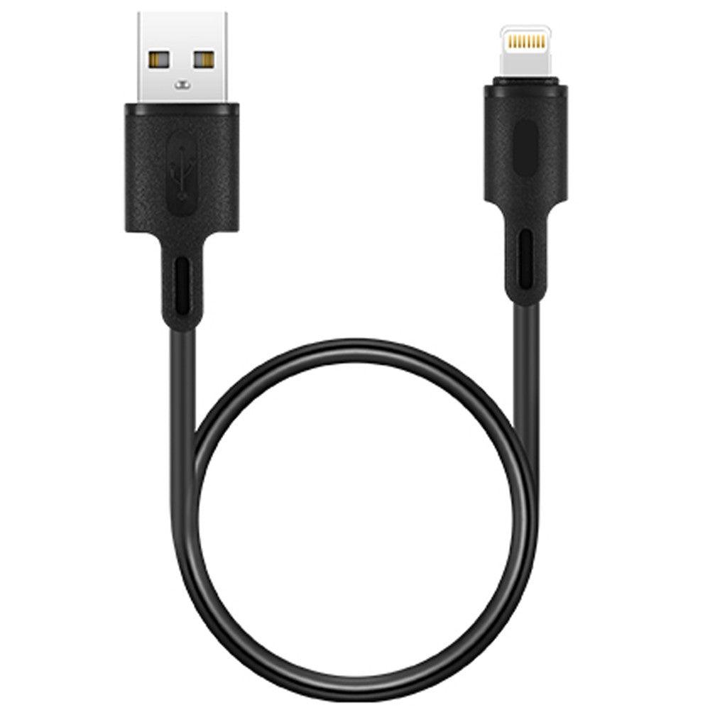 RockRose Beta AC Mini 2.4A 30CM Type C Cable - Black