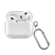 RockRose Transparent TPU Case for AirPods Pro Stylish Protection - White