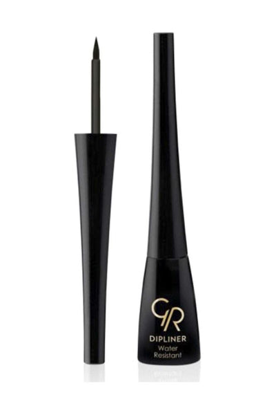 Golden Rose Waterproof Dipliner – Intense Black Precision