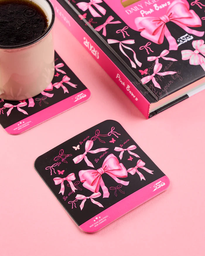 Mofkera Agenda Gift Set 2026 – Pink Bows