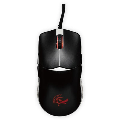 Ducky Black & White Feather,16000 DPI ARGB Symmetrical 65g Mouse With Omron 60M Micro Switches & PixArt Optical Sensor