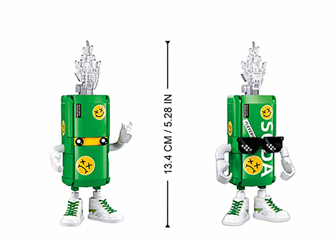 Sluban Beverage Man Display Set M38-B1123A | 983 Pieces Building Blocks