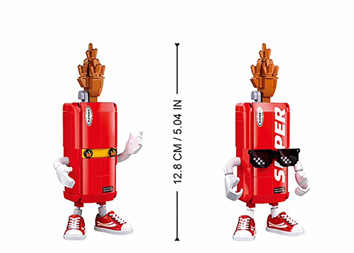 Sluban Beverage Man Display Set M38-B1123A | 983 Pieces Building Blocks