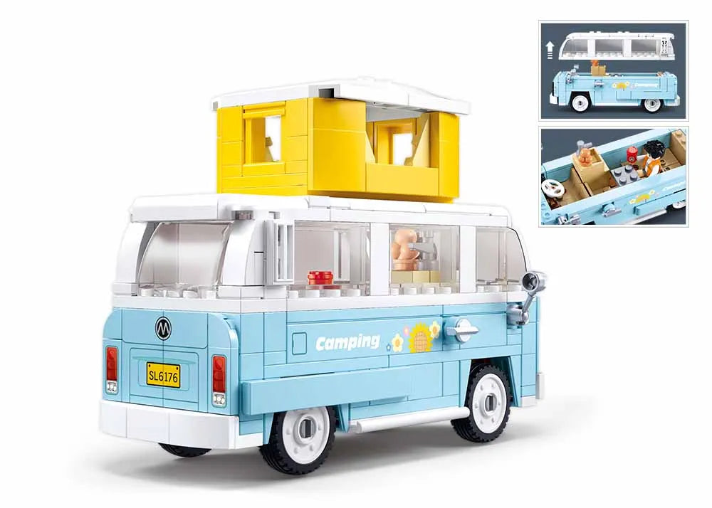 Sluban Camping Set M38-B1192 - 265 Piece Building Brick Set | Model Bricks