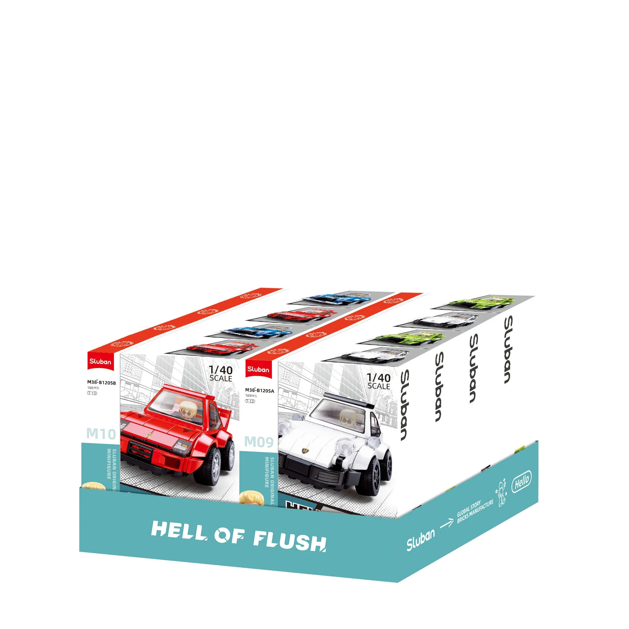 Sluban MCAR Hell of Flush 9-12 | Set M38-B1205 | Kids Building Toy