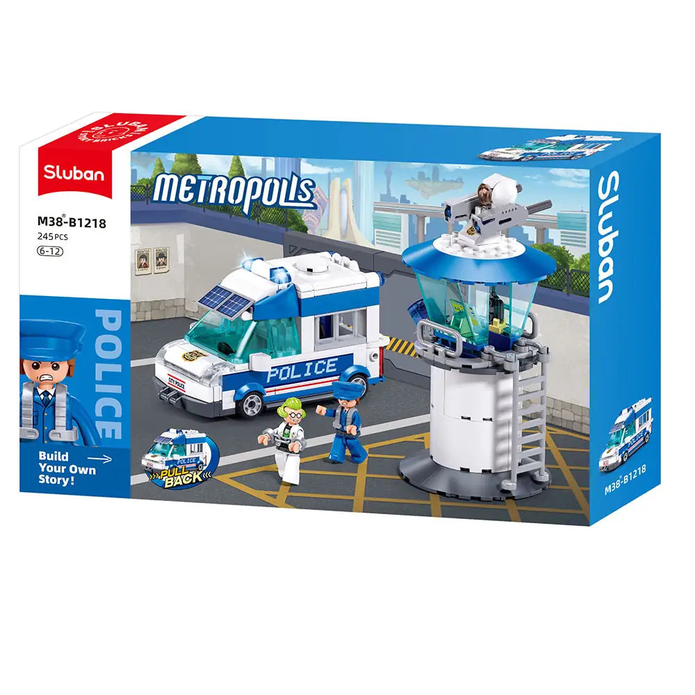 Sluban Metropolis Police Escape Set M38-B1218 | 245 Pieces Building Blocks
