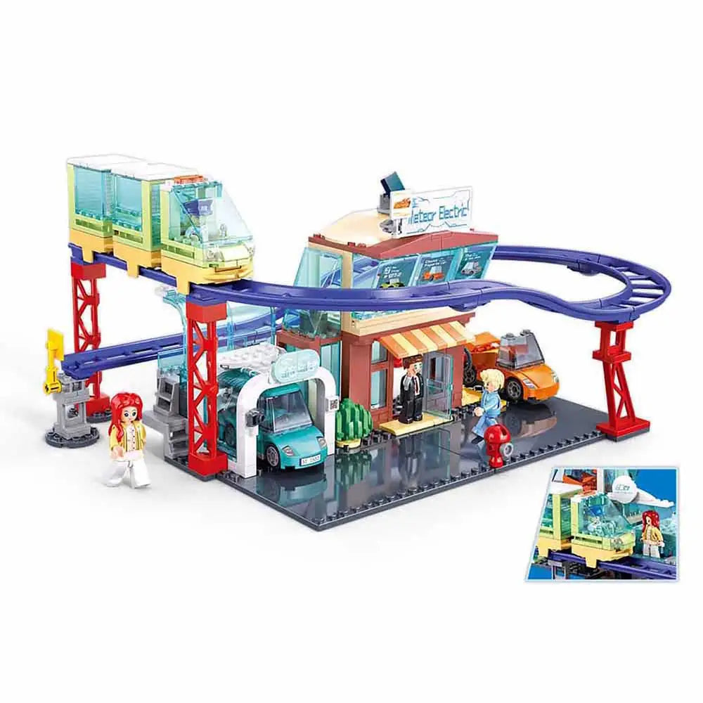 Sluban Metropolis Electric Bus Building Set M38-B1262 | Kids Construction Toy