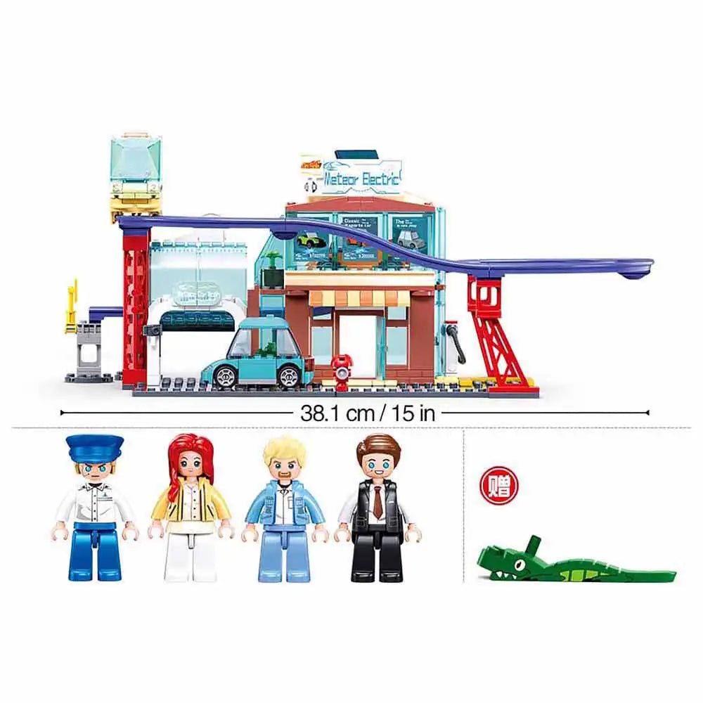 Sluban Metropolis Electric Bus Building Set M38-B1262 | Kids Construction Toy