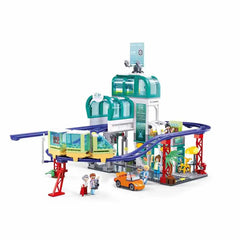 Sluban Metropolis Central Train Station Building Set M38-B1263 | 620 Pieces