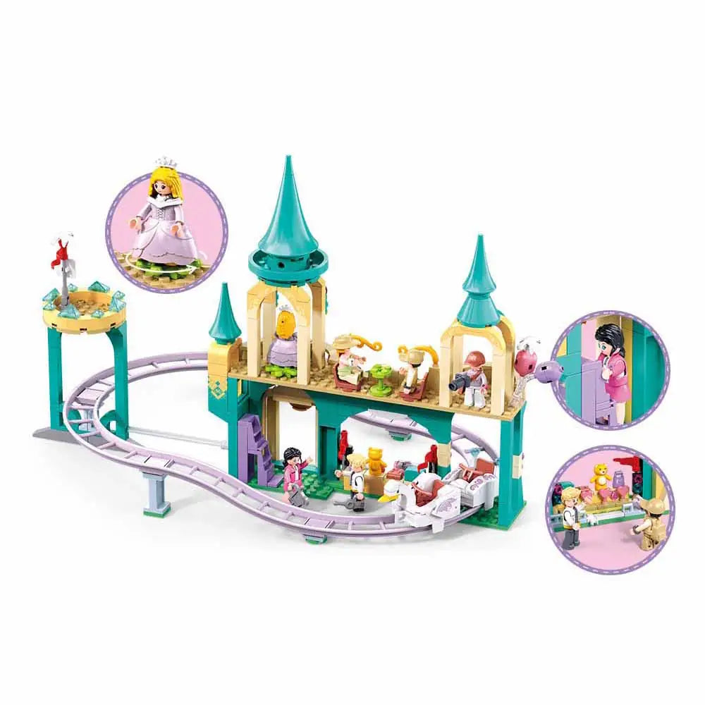 Sluban Metropolis Roller Coaster Building Set 448 Pieces | M38-B1285