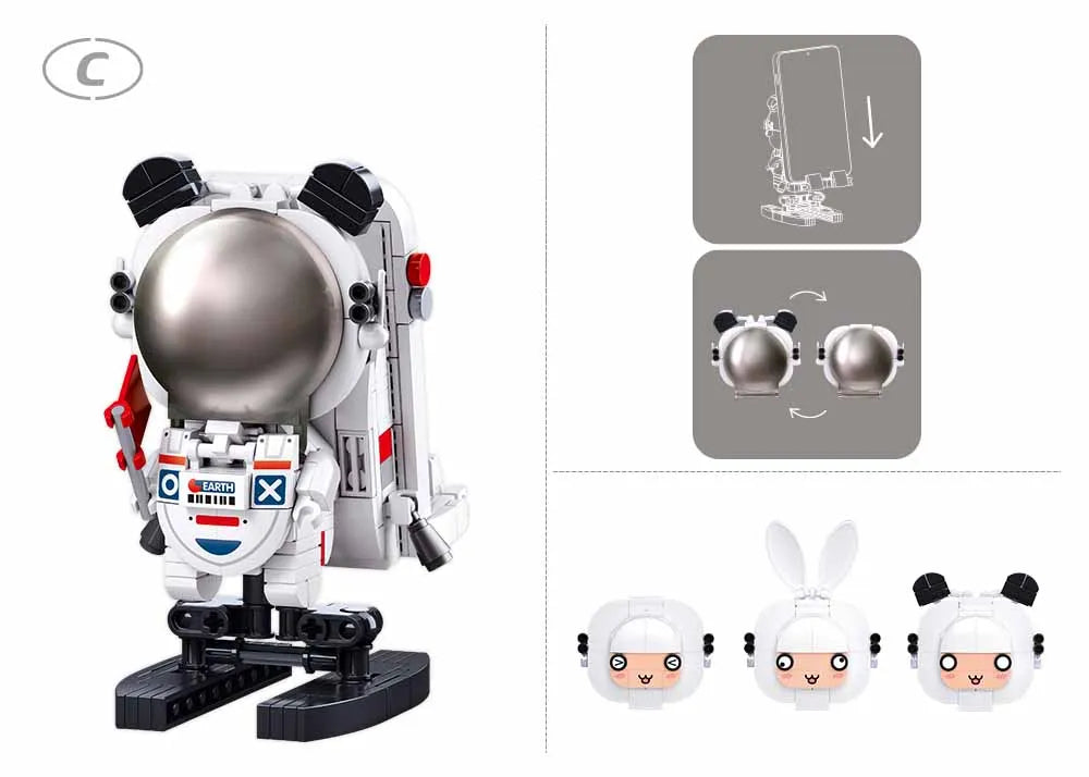 Sluban Mars Astronaut – Display 1 | Building Set M38-P8001