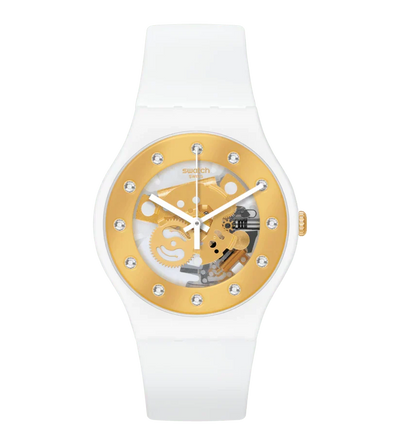 ساعة سواتش نسائية SUNRAY GLAM SO29W105-S14