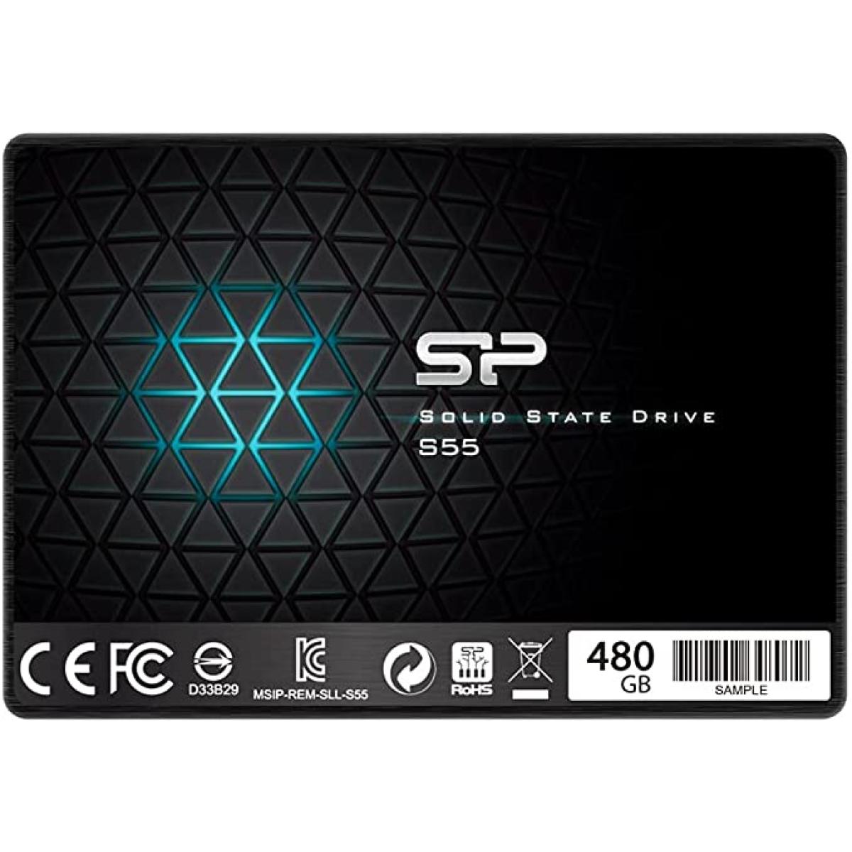 Silicon Power Power 480GB 2.5" Sata III State Drive Slim S55