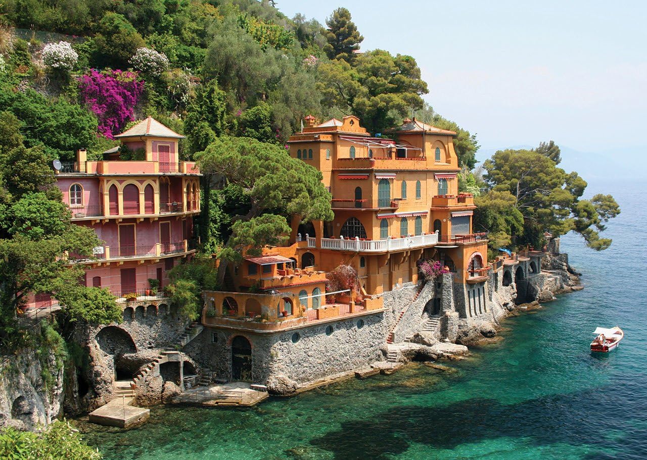 Ks Games Puzzle 500 Seaside Villas Near Portofino Italy