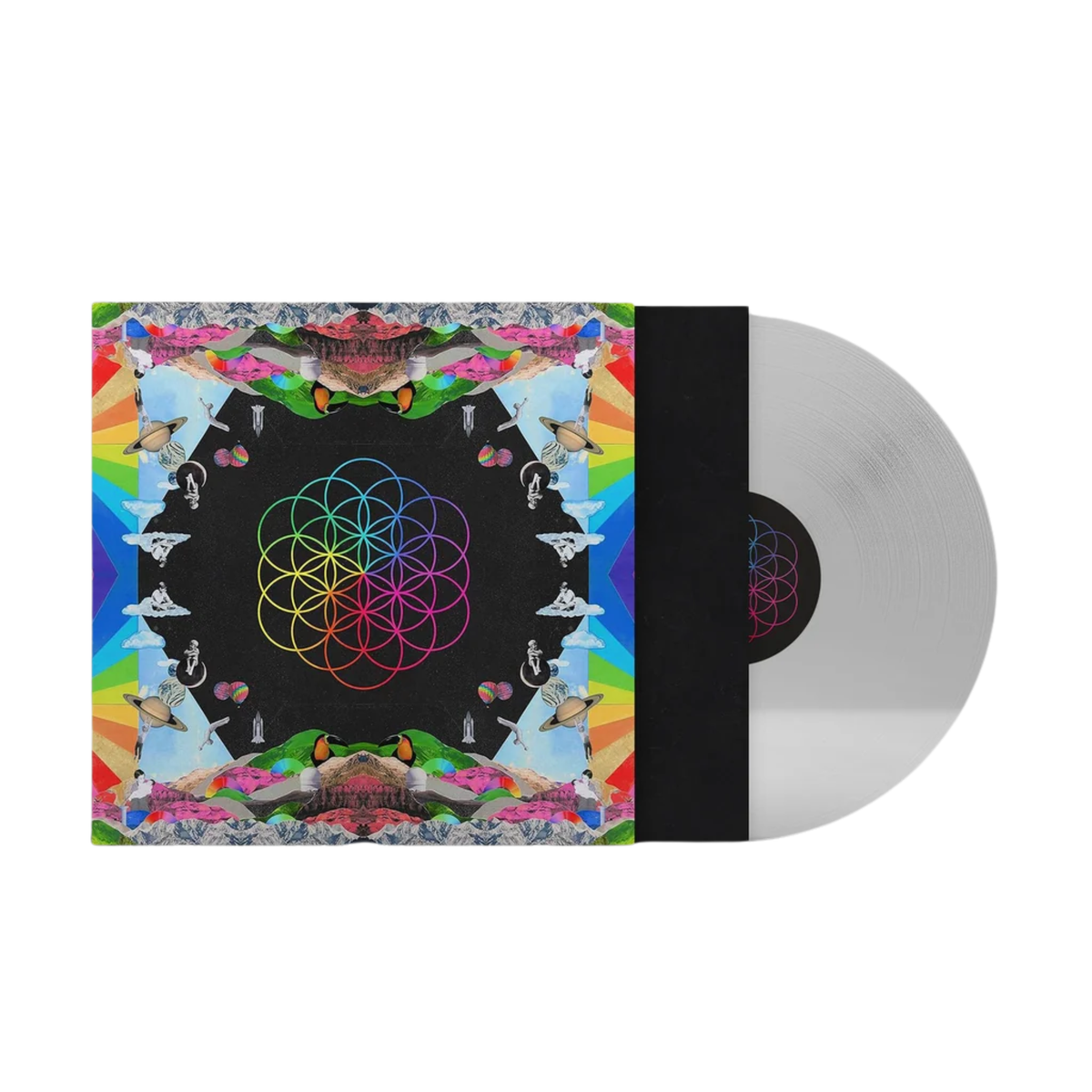 Coldplay - A Head full of Dreams Vinyl Record, 140G Clear EcoRecord vinyl record cover