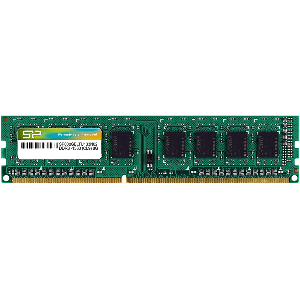 Silicon Power 8GB DDR3 RAM for PC 1333 MHz High Voltage