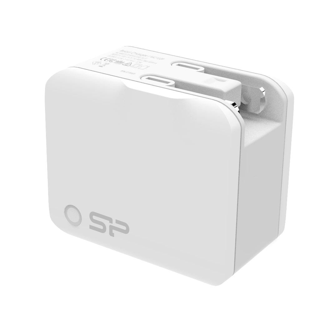 Silicon Power Wall Charger WC102P Dual Fast USB Charging - White