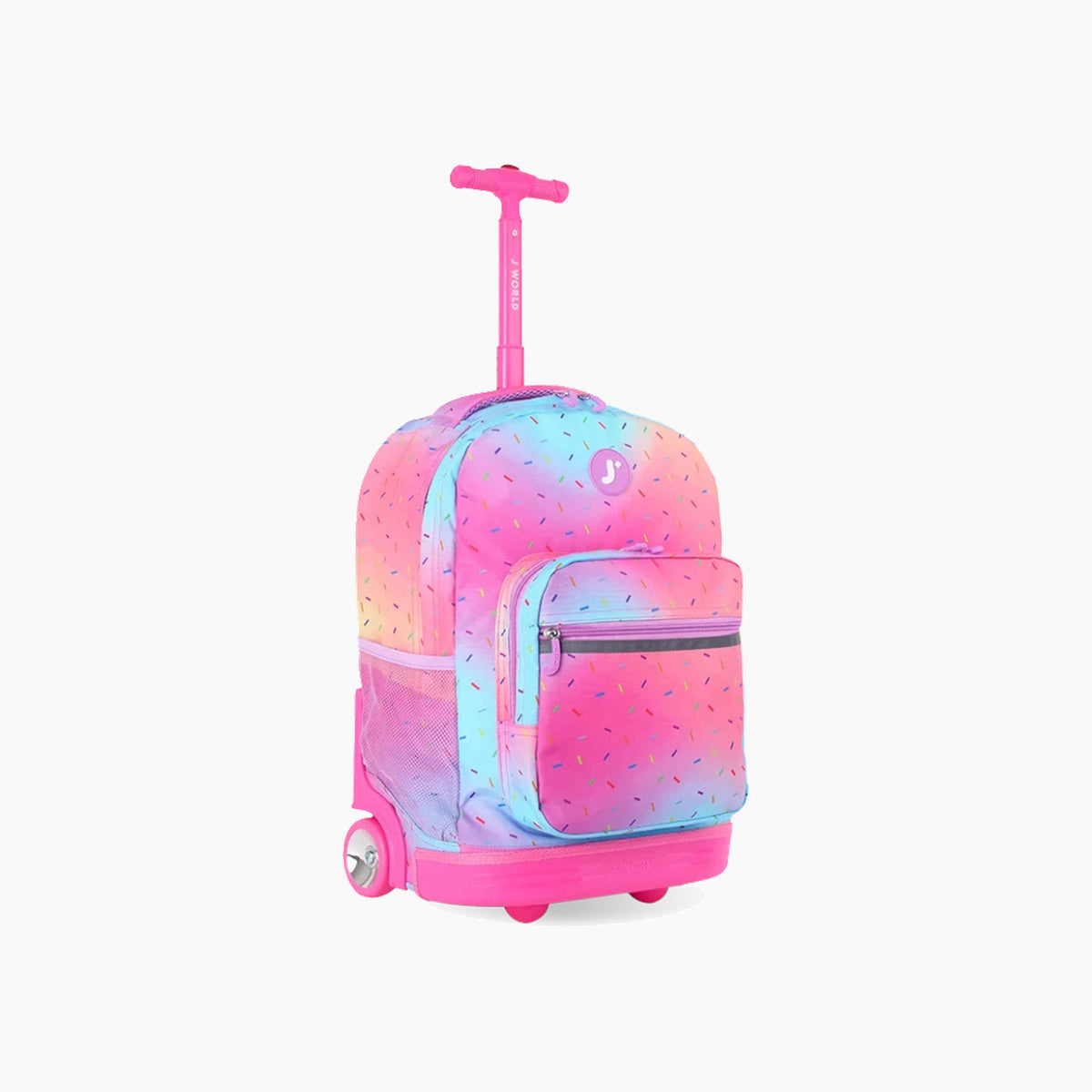 J World Sunrise Rolling Backpack (18 Inch)