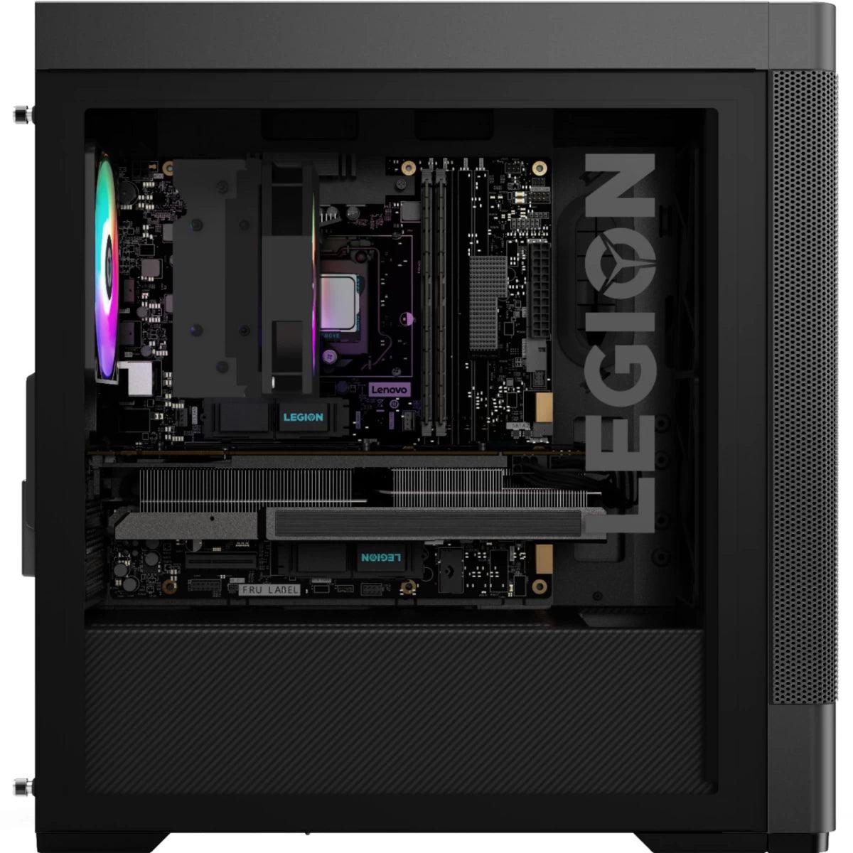 كمبيوتر سطح المكتب للألعاب Lenovo Legion T5 بمعالج Intel Core i7 من الجيل الثاني مع 12 نواة وبطاقة رسوميات Nvidia RTX 3060TI سعة 8 جيجابايت DDR6