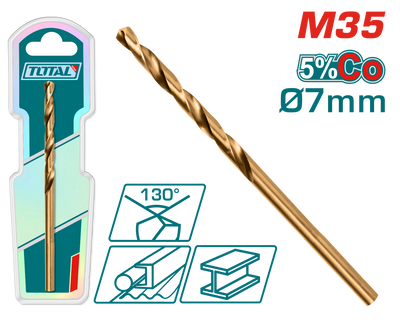 TOTAL HSS-CO M35 Drill Bit 7mm (TAC11207001)