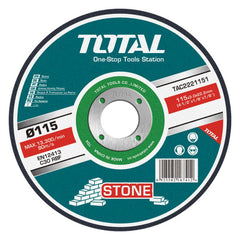 TOTAL ABRASIVE STONE CUTTING DISC 115 X 3mm 4.5" (TAC2221151)