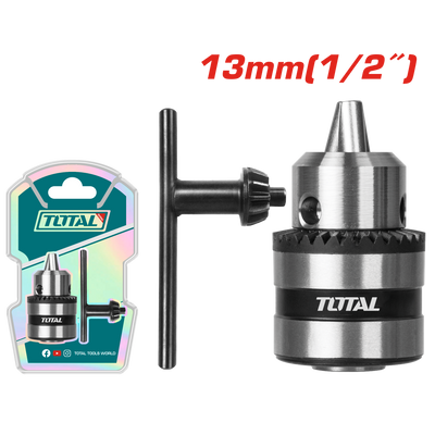 TOTAL 13mm Drill Chuck – 1/2"-20UNF Replacement Chuck (TAC451301)