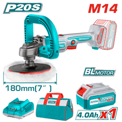 TOTAL Cordless Polisher 180mm | 7" - 20V (TAPLI20181)