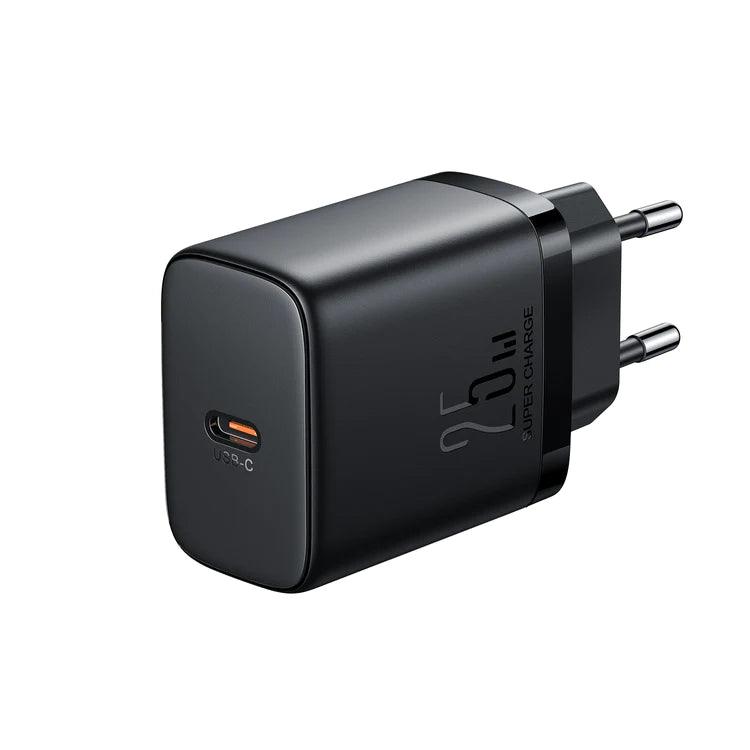 TCF11 PD 25W Mini Fast Charger EU Compact & Powerful - Black