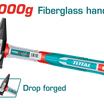 TOTAL Machinist Hammer – 2000g Drop-Forged, Fiberglass Handle (THMH622000)