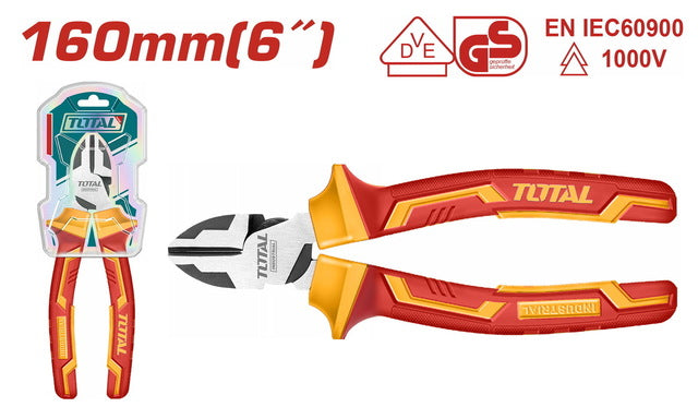 TOTAL 1000V Insulated Diagonal Cutter 160mm – THTIP2261
