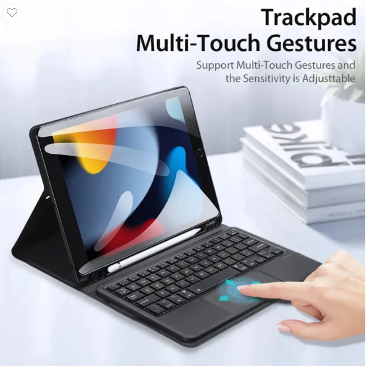 Dux Ducis TK Series Keyboard iPad 7/8/9 10.2" Black