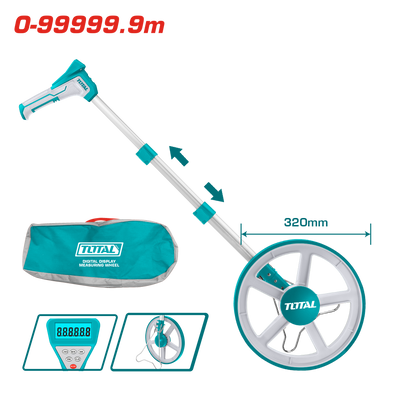 Total Digital Display Measuring Wheel (TMT19923) – Up to 99999.9m
