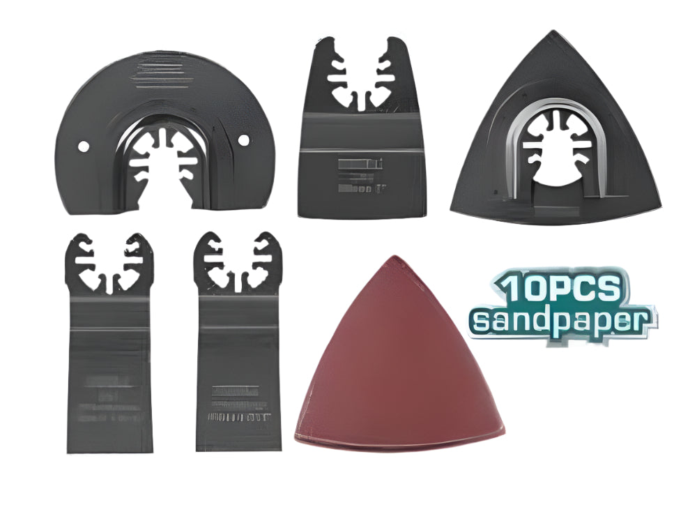 TOTAL Multi-Tool Blade Set 15 pcs Versatile & Efficient