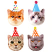 Rainbow Moments Party Cats Shaped Paper Plates (8 Packs)