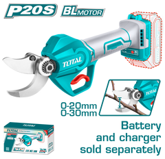 TOTAL Cordless Gauge Straight Shear 20V – Brushless Cutting Tool 20-30mm | Battery & Charger Sold Separately (TSSLI20308)