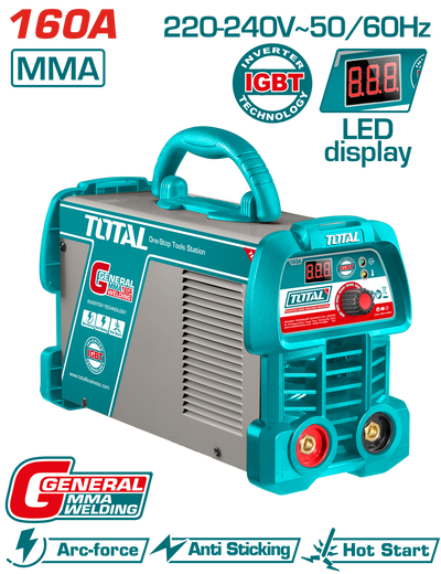 TOTAL Inverter MMA Welding Machine 160A (TW216059)