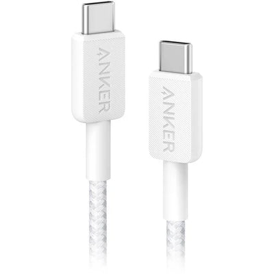 Anker USB-C to USB-C Cable 3ft White - Bundle