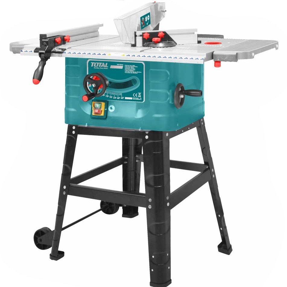 Total 1500W 10" Table Saw Professional Performance