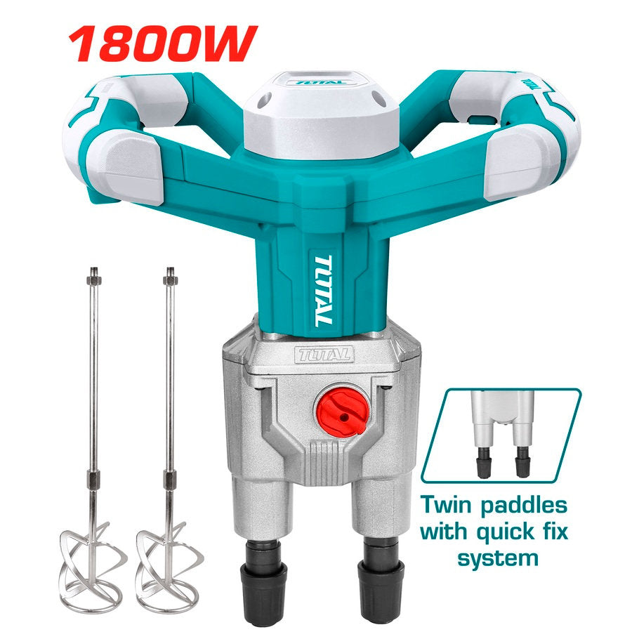 Total 1800W Mixer Drill High-Performance Mixing Tool