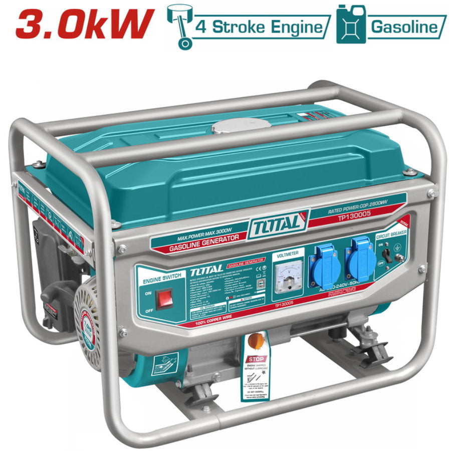 Total 3KW Gasoline Generator Reliable Power