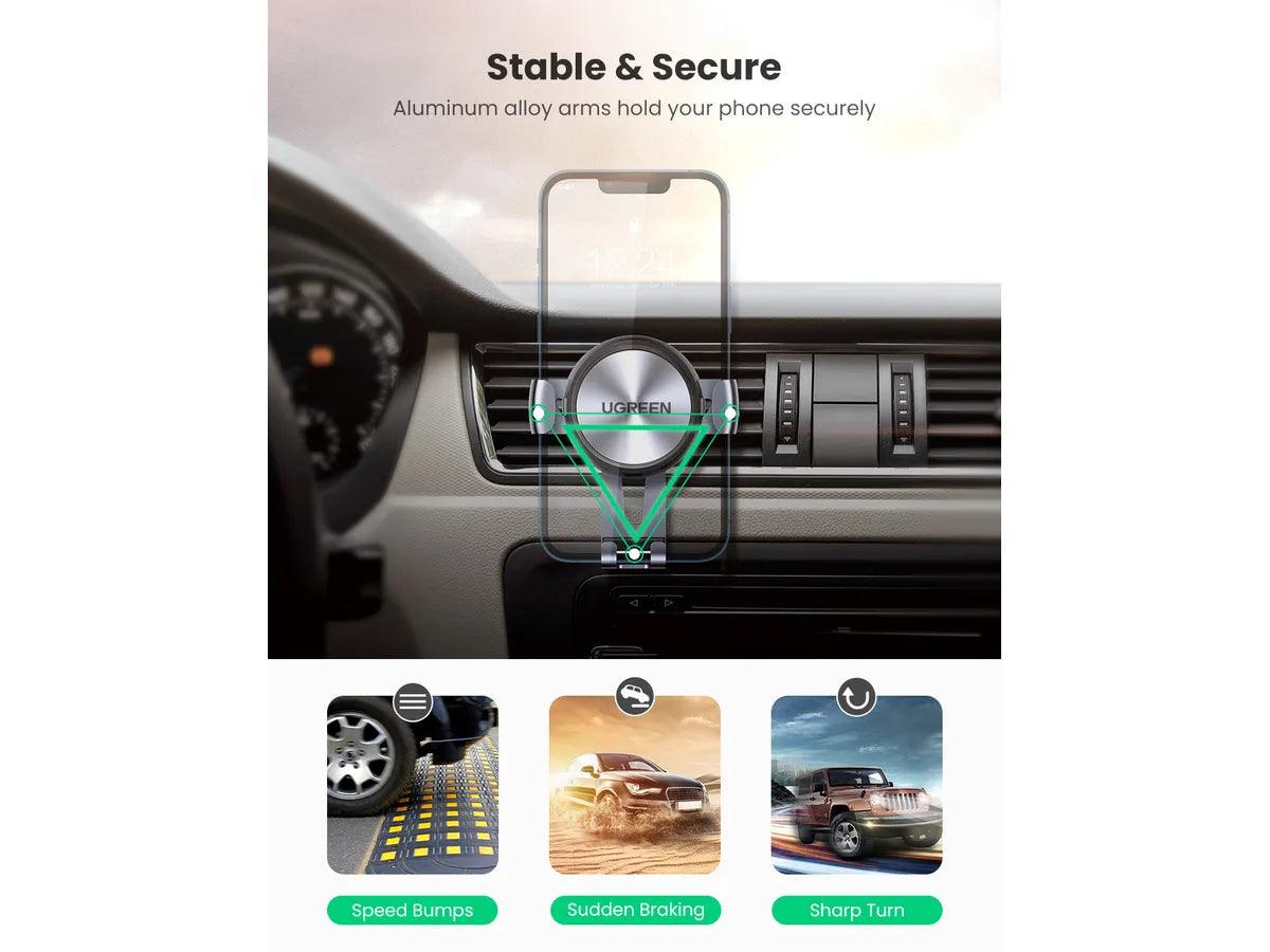 حامل هاتف يوجرين لجهاز التهوية - رمادي فضائي