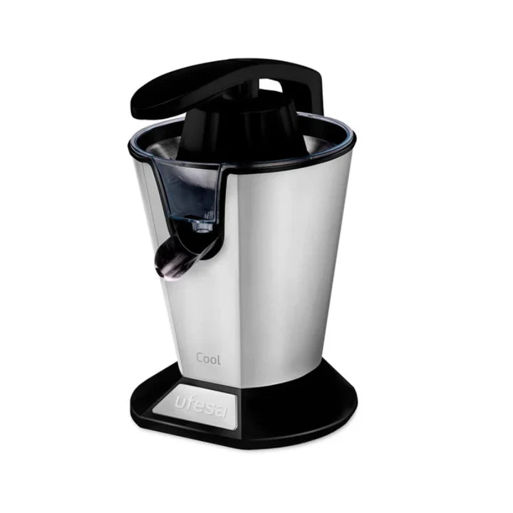 Ufesa Cool Citrus Juicer – 600W, 0.8L Jar, Dual Stainless Steel Filter, Anti-Drip Spout