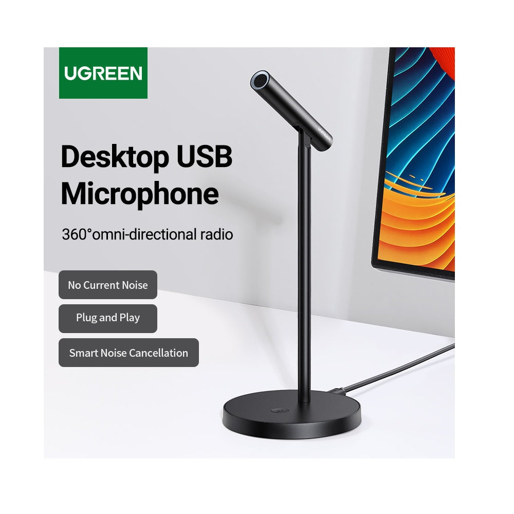UGREEN USB Desktop Mic with Smart Noise Cancelling