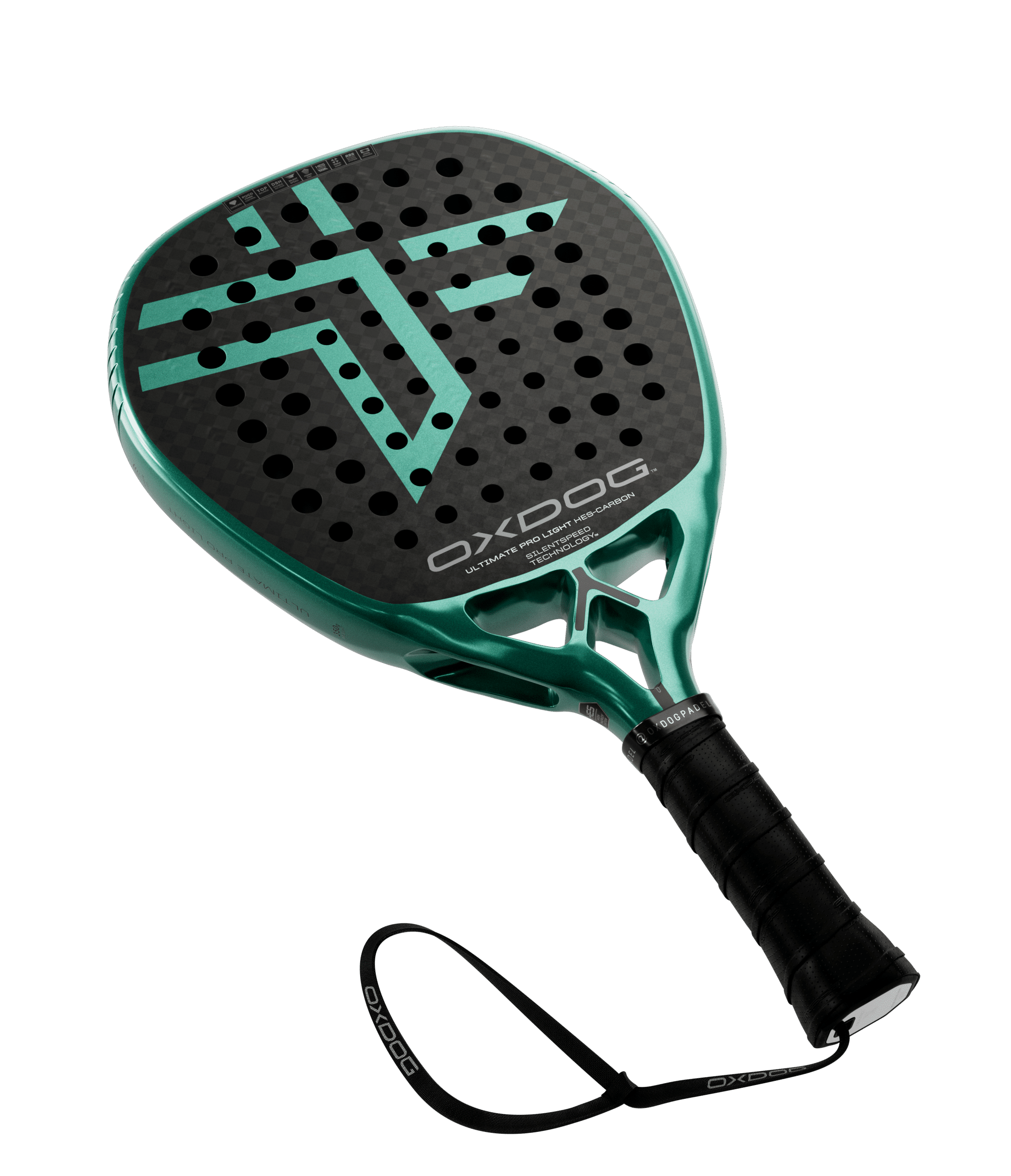 OXDOG Ultimate Pro Light HES-Carbon SilentSpeed 3D/Sand DM Racket