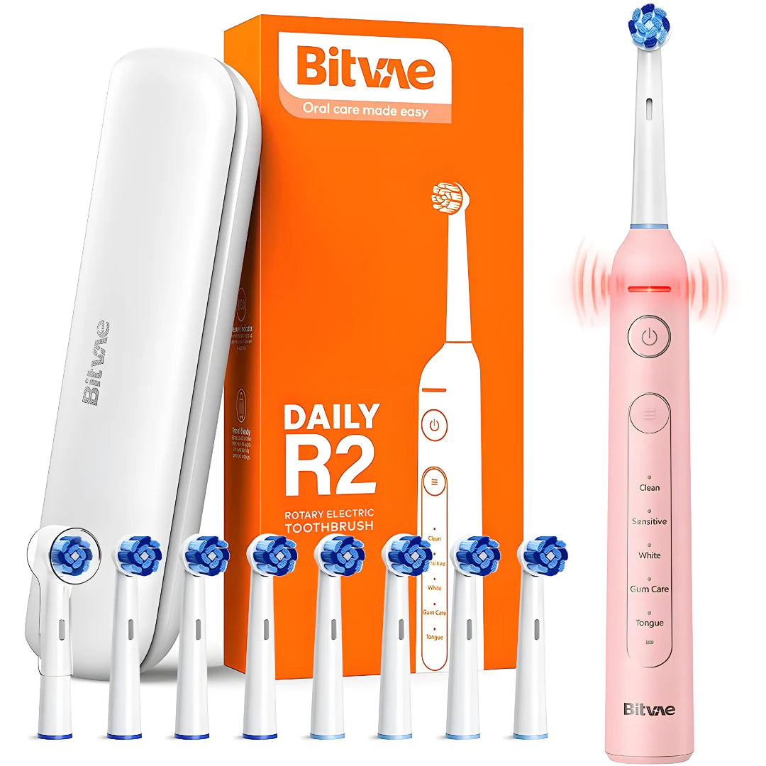 فرشاة أسنان Bitvae الذكية R2 - فرشاة أسنان كهربائية دوارة