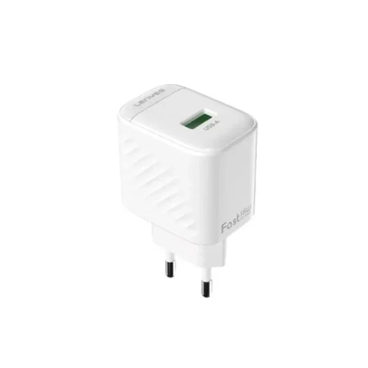 Lenyes LCH011 – 18W Fast Travel USB Charger (White)