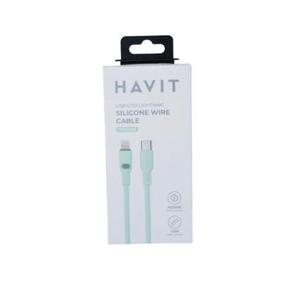 HAVIT CB6281 USB-C to Lightning Silicone Cable 1.0M