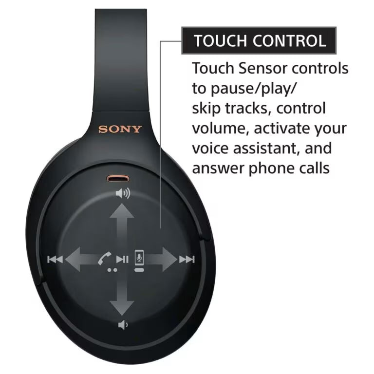 سماعات Sony WH-1000XM4 لاسلكية – إلغاء الضوضاء، Hi-Res