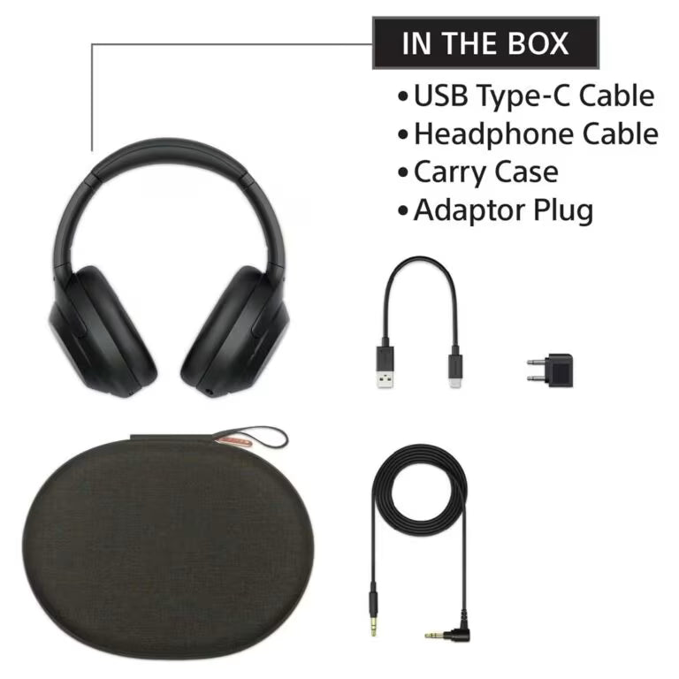 سماعات Sony WH-1000XM4 لاسلكية – إلغاء الضوضاء، Hi-Res